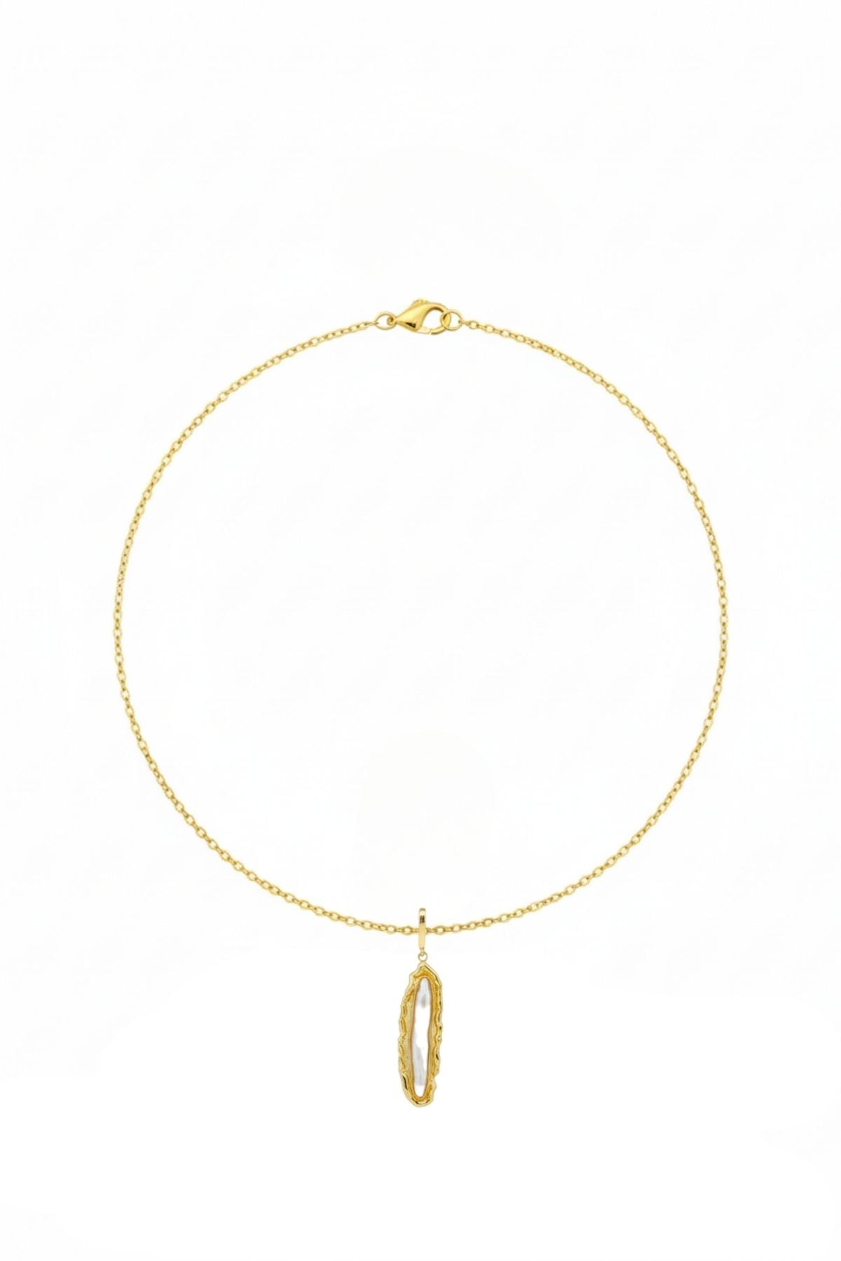 İnce Zarafet İnci Kolye Ucu