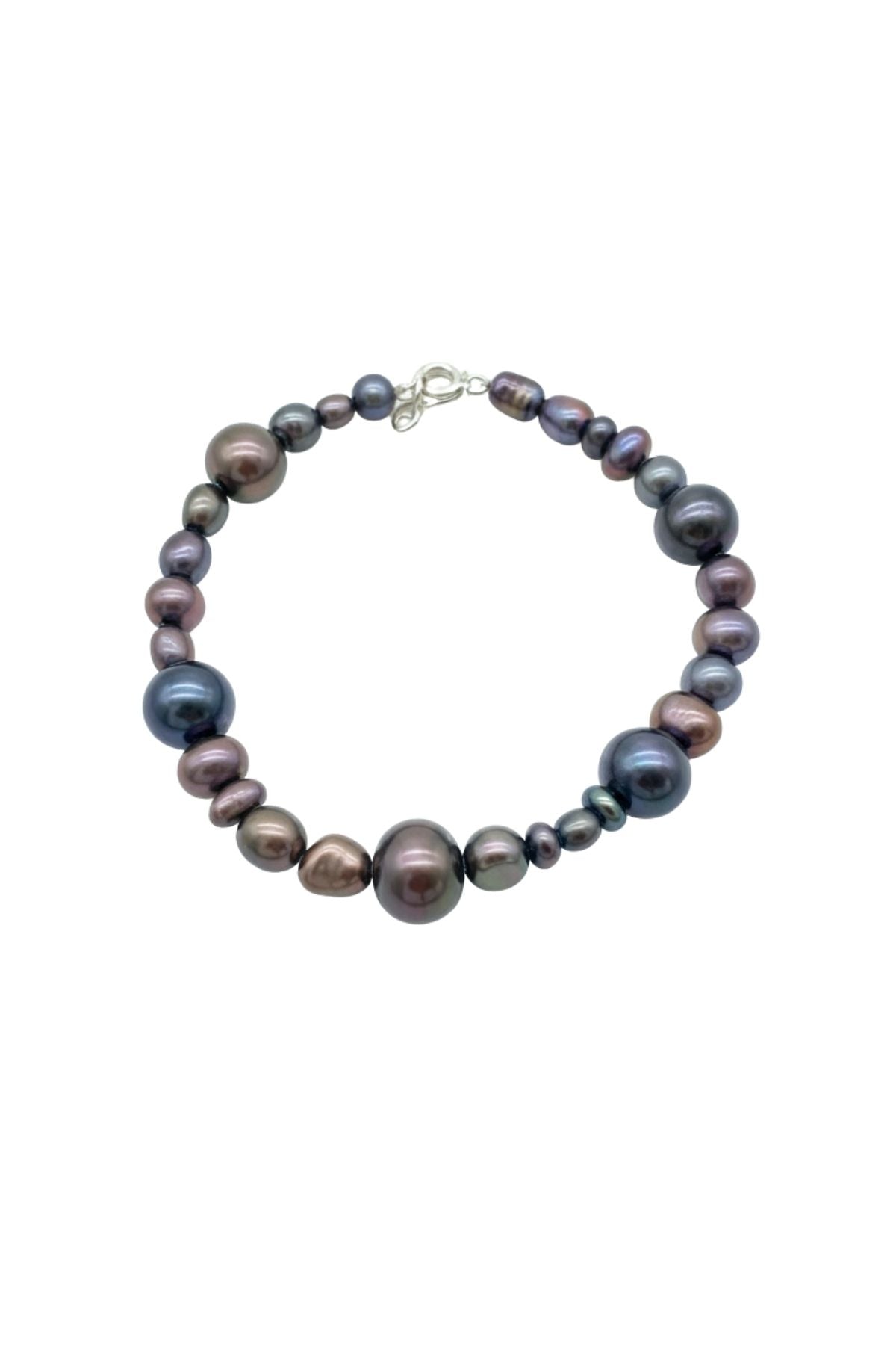 Siyah İnci Doğal Bileklik