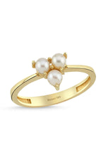 Tria Doğal İncili Üçgen Yüzük | | Birinci1926