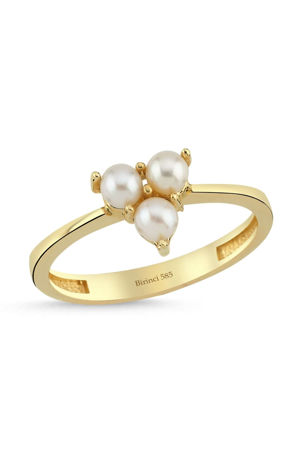 Tria Doğal İncili Üçgen Yüzük | | Birinci1926